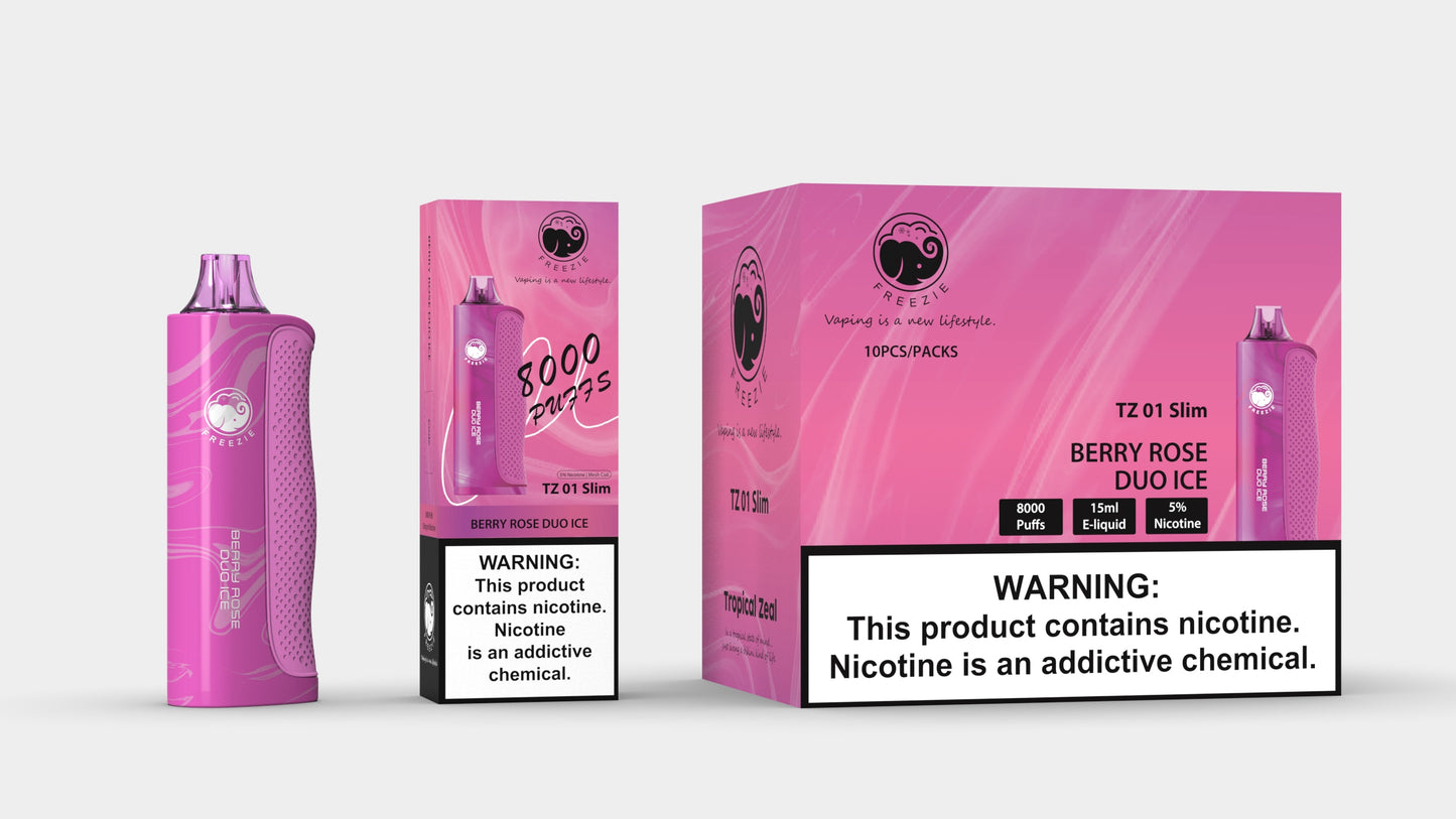 TZ01 SLIM-Berry rose duo ice FREEZIE Life