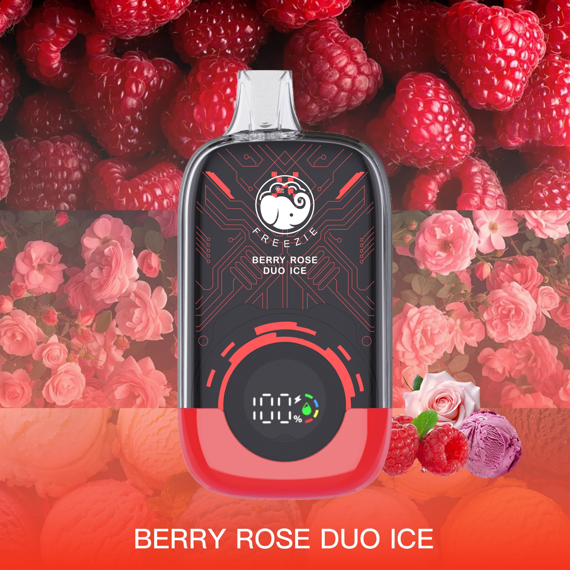 TZ15000-Berry rose duo ice FREEZIE Life